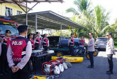 Antisipasi Karhutla, Polres OKI Pastikan Kesiapan Kendaraan dan Peralatan