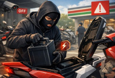 Waspada! Modus Baru Pencurian Baterai Motor Listrik di Parkiran Umum Tanpa Merusak Bodi
