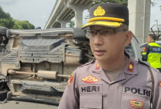 Kapolsek SU I Ungkap Penyebab Awal Lakalantas Beruntun di Depan Kejari Palembang, Supir CR-V Hilang Kendali