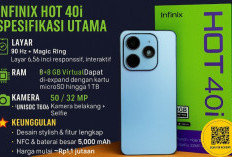 Infinix Hot 40i Resmi di Indonesia: Desain Stylish, Fitur Lengkap, Harga Mulai Rp 1 Jutaan