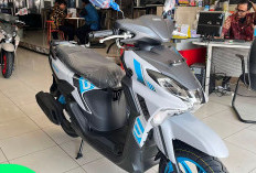 Yamaha Gear Ultima 125 Varian Warna Baru Solid Blue, Mesin Hybrid Kasih Akselerasi Instan di Putaran Bawah 