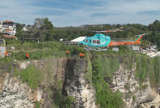 2 WNA Rusia Terjebak di Tebing Uluwatu, Evakuasi Harus Menggunakan Helikopter