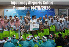 Bandara Internasional SMB II Gelar Program Sosial Untuk Anak Yatim dan Petugas Pendukung Bandara