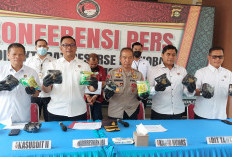 Polda Sumsel Gagalkan Penyelundupan 11 Kilogram Sabu-Sabu di Depan Warung Pempek di Sukarami Palembang 