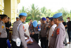 Propam Polda Sumsel Cek Senpi Personel Polres OKI Cegah Penyalahgunaan