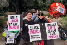 Didukung Sang Suami, Zaskia Mecca Turun Aksi Bersama Aliansi Ibu Indonesia di Kawasan HI Jakarta Pusat