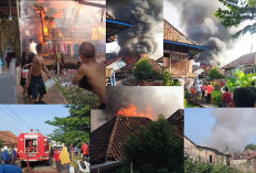 Kebakaran Landa Rumah Warga di Lorong Keramat 5 Ulu Palembang,  10 Mobil Pemadam Dikerahkan
