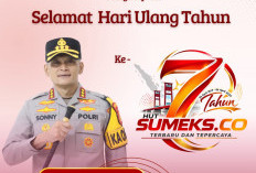 Kapolrestabes Palembang Mengucapakan Selamat Hari Ulang Tahun ke-7 SUMEKS.CO TAHUN 2026
