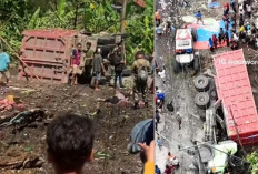 Tragis Truk Pasir Tabrak Angkot, 11 Rombongna Guru TK Meninggal Dunia 