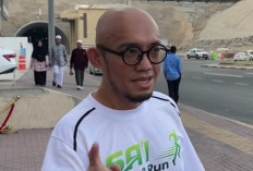 Keren, Dahnil Anzar Jogging Usai Subuh di Mekkah, Sapa dan Dengarkan Keluhan Jamaah Calon Haji Indonesia