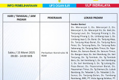 Pemadaman Listrik di Ogan Ilir Hari Ini Selama 5 Jam, PLN Lakukan Perbaikan Konstruksi & Pemeliharaan Jaringan