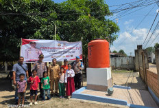 Polsek Tulung Selapan Hidupkan Sumur Bor Terbengkalai di Ujung Tanjung, Sambut Bhayangkara ke-80