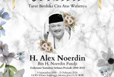 Rudi Apriadi dan Keluarga: Turut Berduka Cita atas Wafatnya H Alex Noerdin
