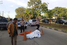 Diserempet Truk IRT di Palembang Diduga Jadi Korban Tabrak Lari, Meregang Nyawa di Tempat