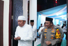 Kapolda Sumsel dan Gubernur Herman Deru Hadiri Pengajian Ramadhan di Mapolda