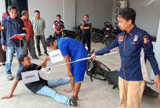 Rekonstruksi 12 Adegan, Jukir Pasar Inpres  Muara Enim Ditusuk 4 Kali