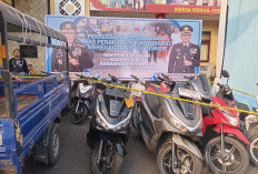 Satreskrim Polrestabes Palembang Ungkap 101 Kasus Curanmor Periode 2 Bulan, Sita 30 Motor Hasil Kejahatan 