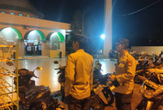 Polsek Tanjung Batu Ogan Ilir Rutin Gelar Pengamanan dan Patroli, Pastikan Ibadah Tarawih Berjalan Aman