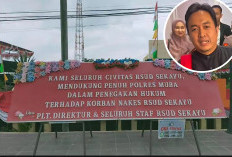 KOMPAK, Kami ‘RSUD Sekayu’ Dukung Dokter Syahpri, Kirim Karangan Bunga ke Polres