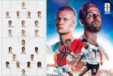 Prediksi Line Up Norwegia v Inggris: Haaland, Odegaard, Kane dan Bellingham Bentrok di Perempat Final Pagi Ini