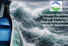 Waspada! Gelombang Tinggi Ancam Perairan Lampung, Bangka, Bengkulu hingga Awal Februari