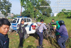 Lakalantas di Soekarno Hatta Palembang, Innova Vs Beat: Motor Ringsek Mobil Jungkir Balik 