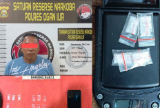 Sempat Coba Kabur Lewat Sungai, Resedivis Narkoba di Ogan Ilir Kembali Ditangkap Polisi
