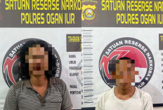 Satres Narkoba Polres Ogan Ilir Lagi-Lagi Tangkap 2 Pengedar Barang Haram, Konsisten Berantas Narkotika