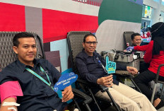 Rangkaian HUT ke-2 PT Angkasa Pura Indonesia, Bandara SMB II Gelar ‘InJourney Airport Blood Donor Day’
