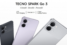 Tecno Spark Go 3 Perpaduan Desain Minimalis dengan Perlindungan Sertifikasi IP64 