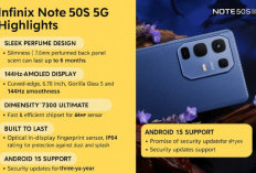 Infinix Note 50S 5G: Smartphone Beraroma Multitasking Canggih, Kamera Digital Stabilization