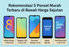 Rekomendasi 5 Ponsel Murah Terbaru di Bawah Harga Sejutaan, Cocok Untuk Budget Terbatas
