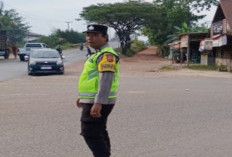 Jaga Stabilitas Kamtibmas di Wilayahnya, Unit Patroli Polsek Pemulutan Ogan Ilir Berjaga di Titik Rawan