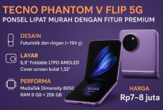 Tecno Phantom V Flip 5G, Ponsel Lipat Murah dengan Fitur Premium