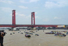 Festival Perahu Bidar Tradisional di Sungai Musi Palembang, HUT RI ke-80 Digelar Tiga Hari