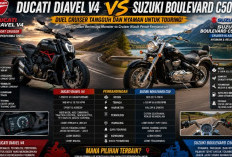 Adu Tangguh dan Nyaman Ducati Diavel V4 vs Suzuki Boulevard C50, Duel Sport Cruiser dan Cruiser Klasik