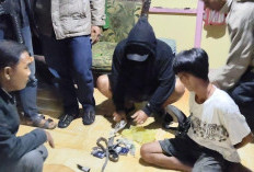 Kerap Ancam Warga Pakai Senpira, Pria Asal Marga Telang Banyuasin Ditangkap ABK Kapal Polairud Polda Sumsel 