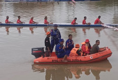 Ratusan Personel Gabungan Amankan Giat Perlombaan Perahu Bidar di Sungai Komering OKI