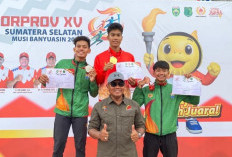 Atlet Panjat Tebing Universitas Bina Darma Sukses Raih Medali Perak dan Perunggu Porprov Sumsel 2025