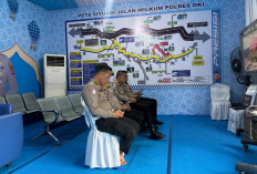 Antisipasi Puncak Mudik, Kapolres OKI Ikuti Arahan Polda Sumsel di Pos Yan Kayuagung