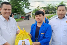 Bakti Sosial Sat Intelkam Polres Ogan Ilir, Bagikan 80 Paket Sembako untuk Organisasi Mahasiswa