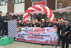 Semarak HUT RI ke-81 dan HUT MA RI ke-81, Warga PN Palembang Gelar Jalan Sehat Penuh Kebersamaan