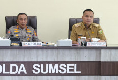 Polda Sumsel Ingatkan Waspada Fenomena Godzilla, Panas Ekstrim Picu Kekeringan Hingga Karhutla, Langkahnya!