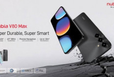 Nubia V80 Max Usung Kapasitas Baterai Jumbo 6000 mAh dengan Perlindungan Sertifikasi IP64