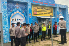 Antisipasi Puncak Arus Balik Akhir Pekan, Posyan Polres OKI Tetap Siaga 