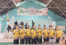 Pertamina Zona 4 Juara Tenis Meja Pekan Olahraga Migas 2026