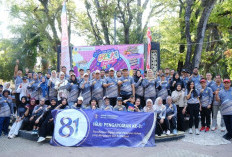 Semarak Hari Pengayoman ke-81, Kemenkum Babel Gelar Fun Walk di Pangkalpinang