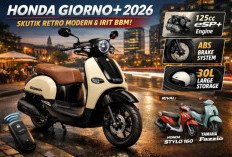Bocoran Honda Giorno+ 2026, Skutik Retro Makin Stylish dengan Teknologi Modern dan Irit BBM