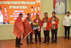 Pelantikan PBB, Walikota Ratu Dewa Harapkan Kolaborasi dan Sinergi