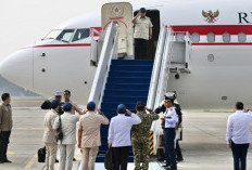 Rute Presiden Prabowo Hari Ini: Dari Riau Menuju Sumsel, Tanjung Lago Banyuasin Lokasi Peninjauan Karhutla